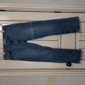 True craft mens size 34x30 blue jeans denim straight medium wash mid rise